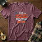 I Used To Be Apathetic But Now I Just Don't Care T-Shirt in Berry