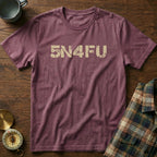 SNAFU (5N4FU) ADHD Humor T-Shirt in Berry