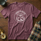 I WANT TO BELIEVE UFO Camping T-Shirt in Berry