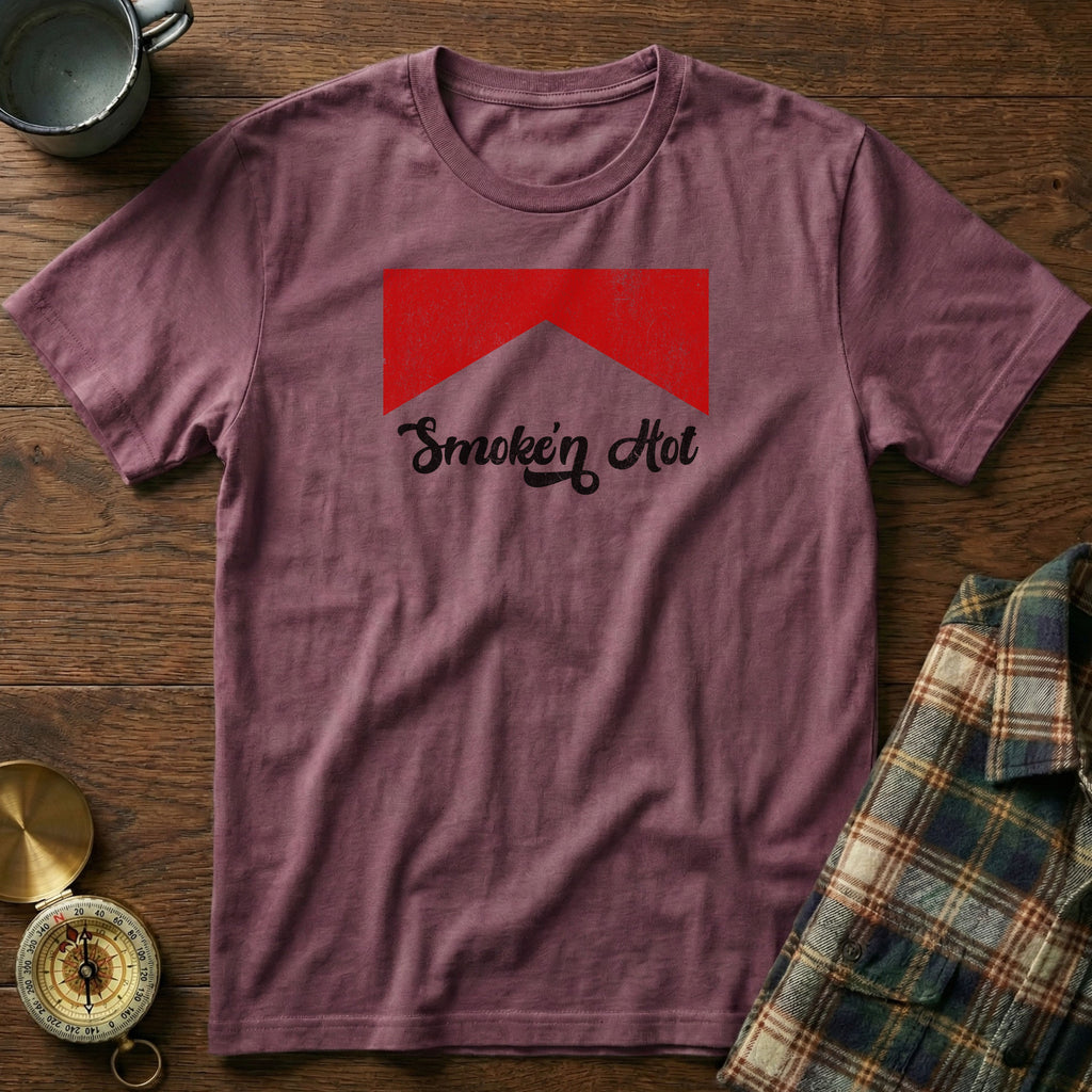 Smokin' Hot Retro Pop T-Shirt in Berry