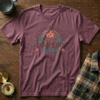 Life Was Meant For Campfire Stories T-Shirt in Berry