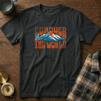 CONQUER THE WORLD T-Shirt in Black