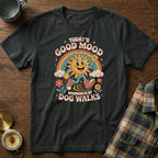 Today's Good Mood Sponsored by Dog Walks T-Shirt in Black