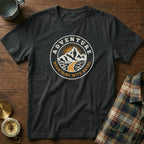 Distant Peaks Adventure Badge T-Shirt in Black