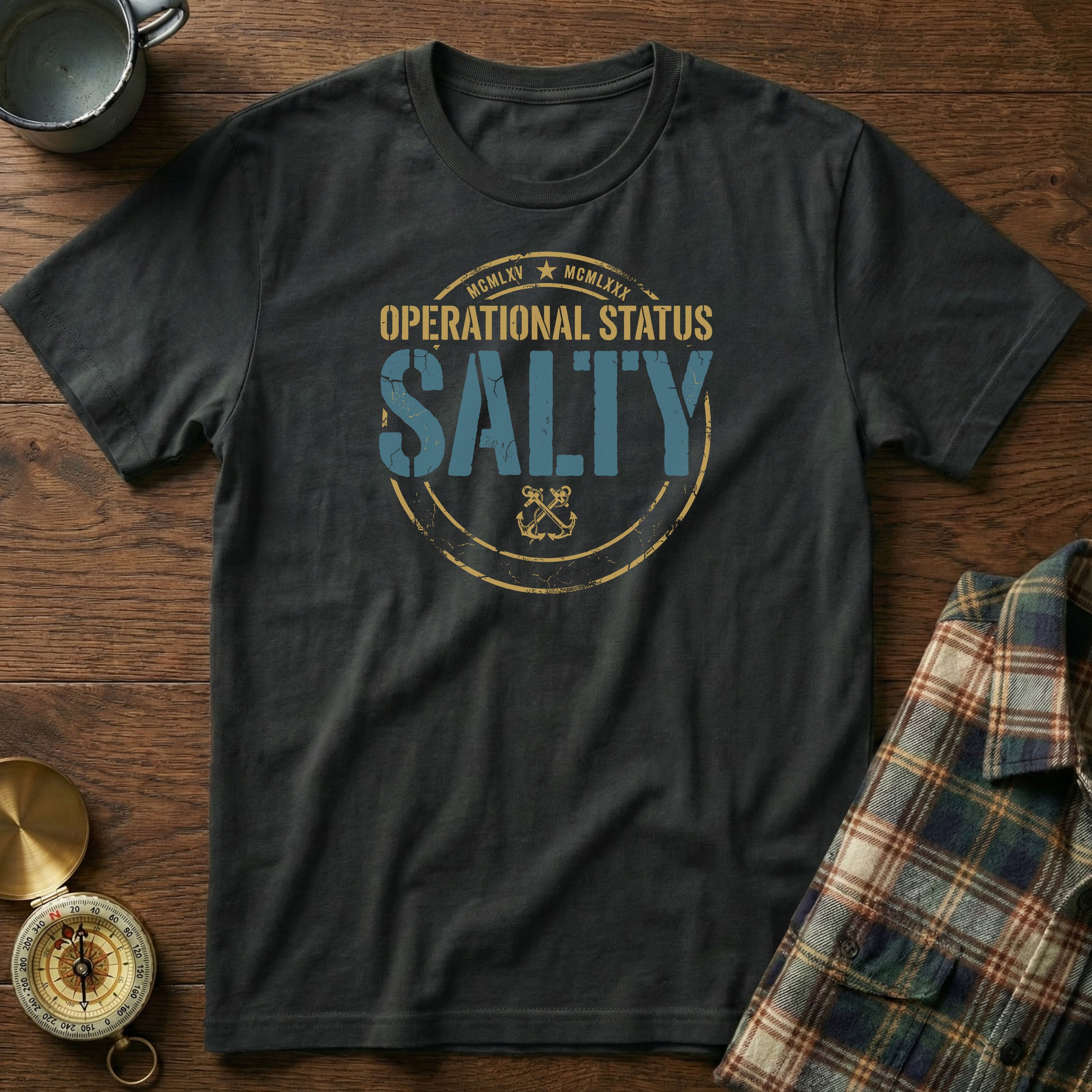 GEN X Operational Status Salty T-shirt in Black