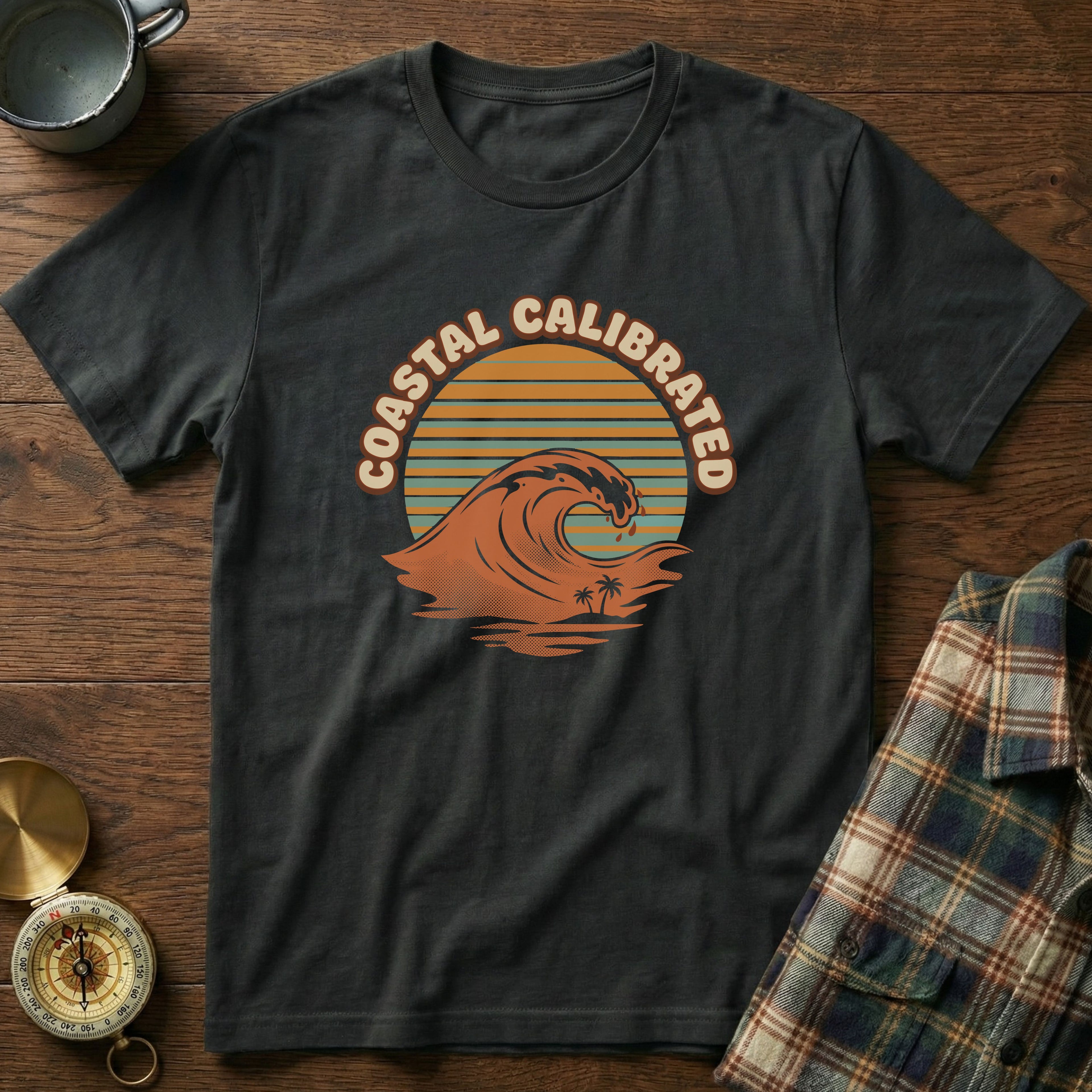 Coastal Calibrated Snarky Local Attitude T-Shirt in Black