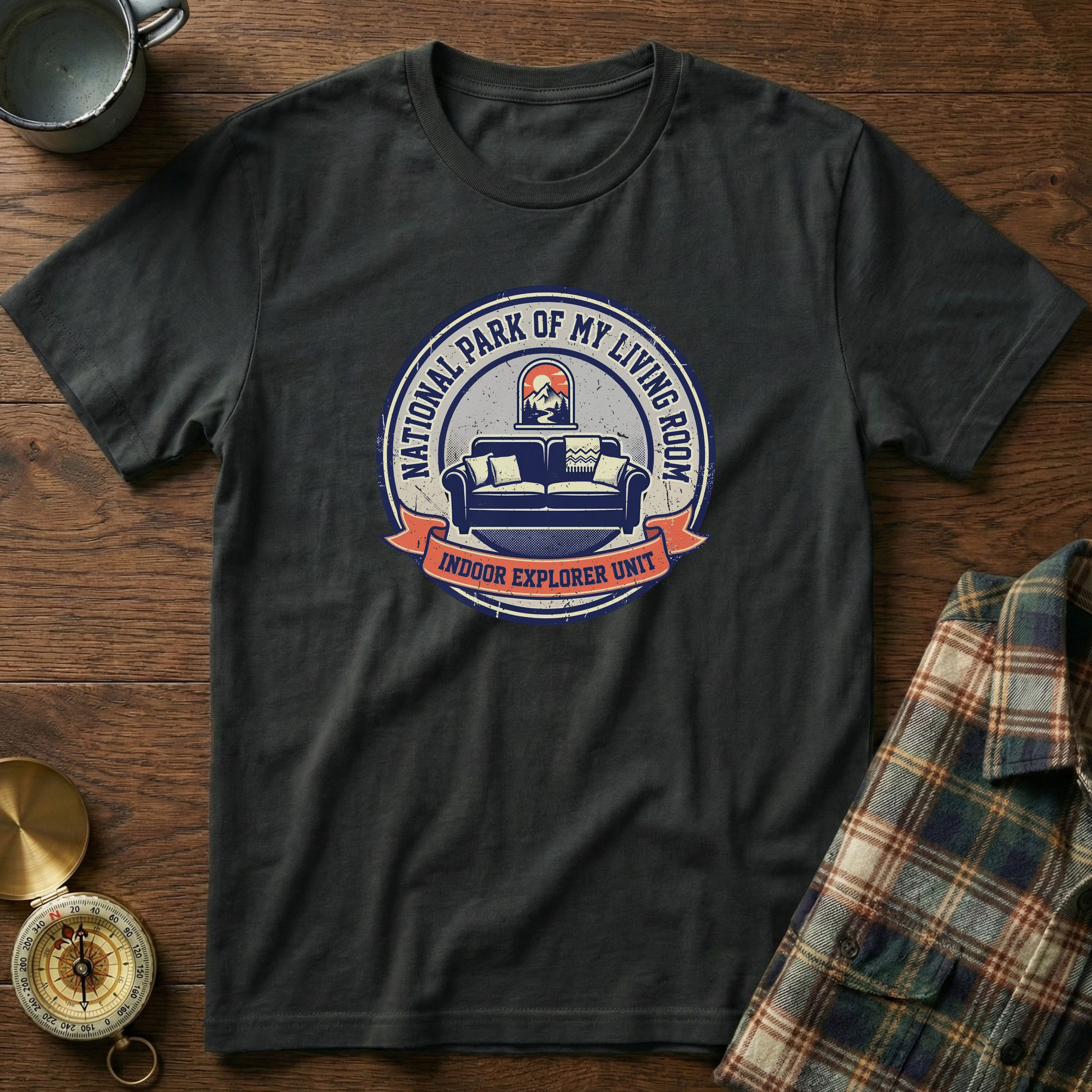 National Park of My Living Room T-Shirt in Black
