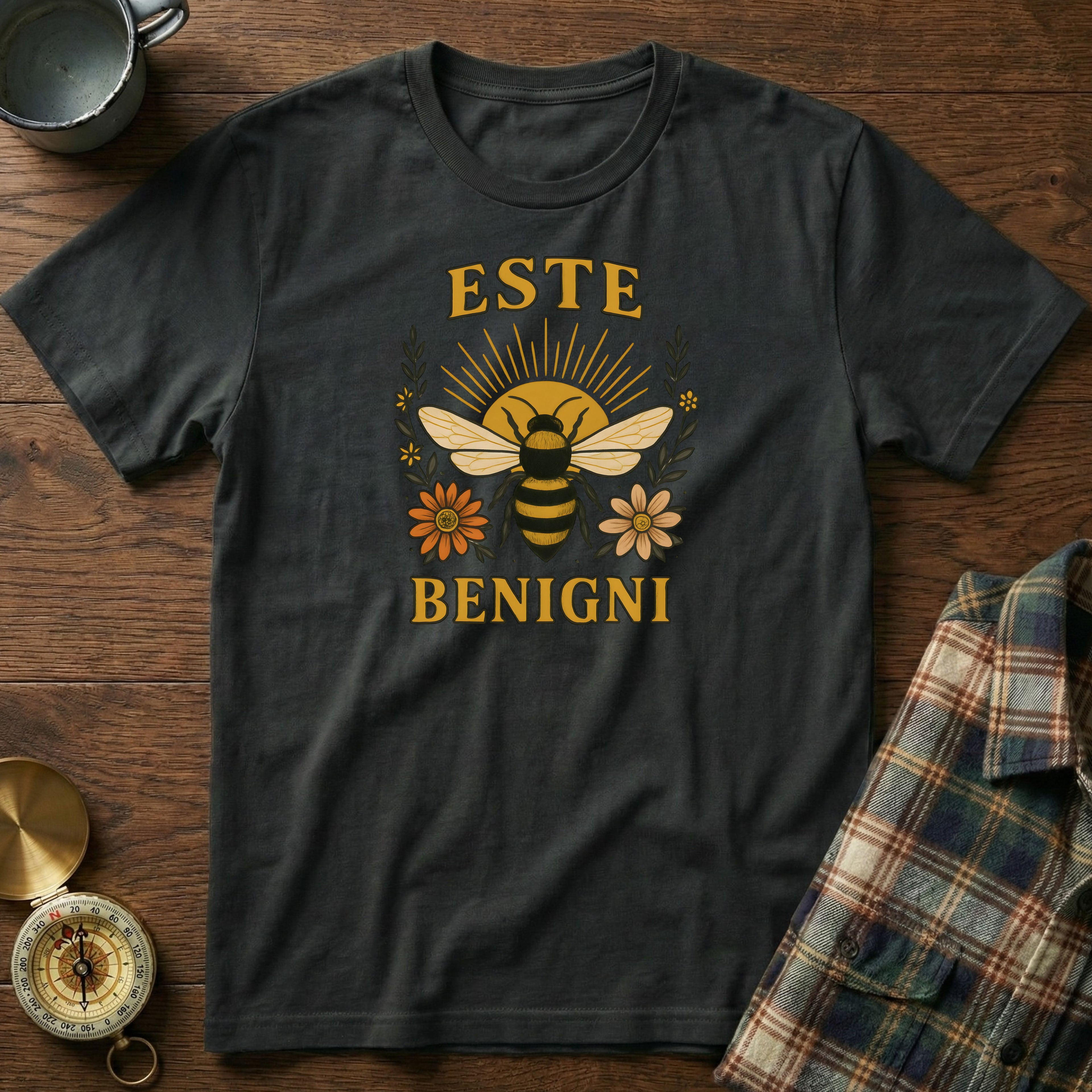 ESTE BENIGNI (Be Kind) T-Shirt in Black