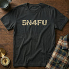 SNAFU (5N4FU) ADHD Humor T-Shirt in Black