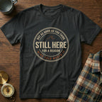Coastal Local Still Here Wind Cold Worth It T-Shirt in Black