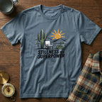 Mindful Cactus & Sun Scene T-Shirt