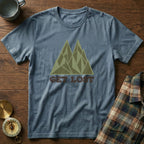 Get Lost Retro Geometric Mountain T-Shirt