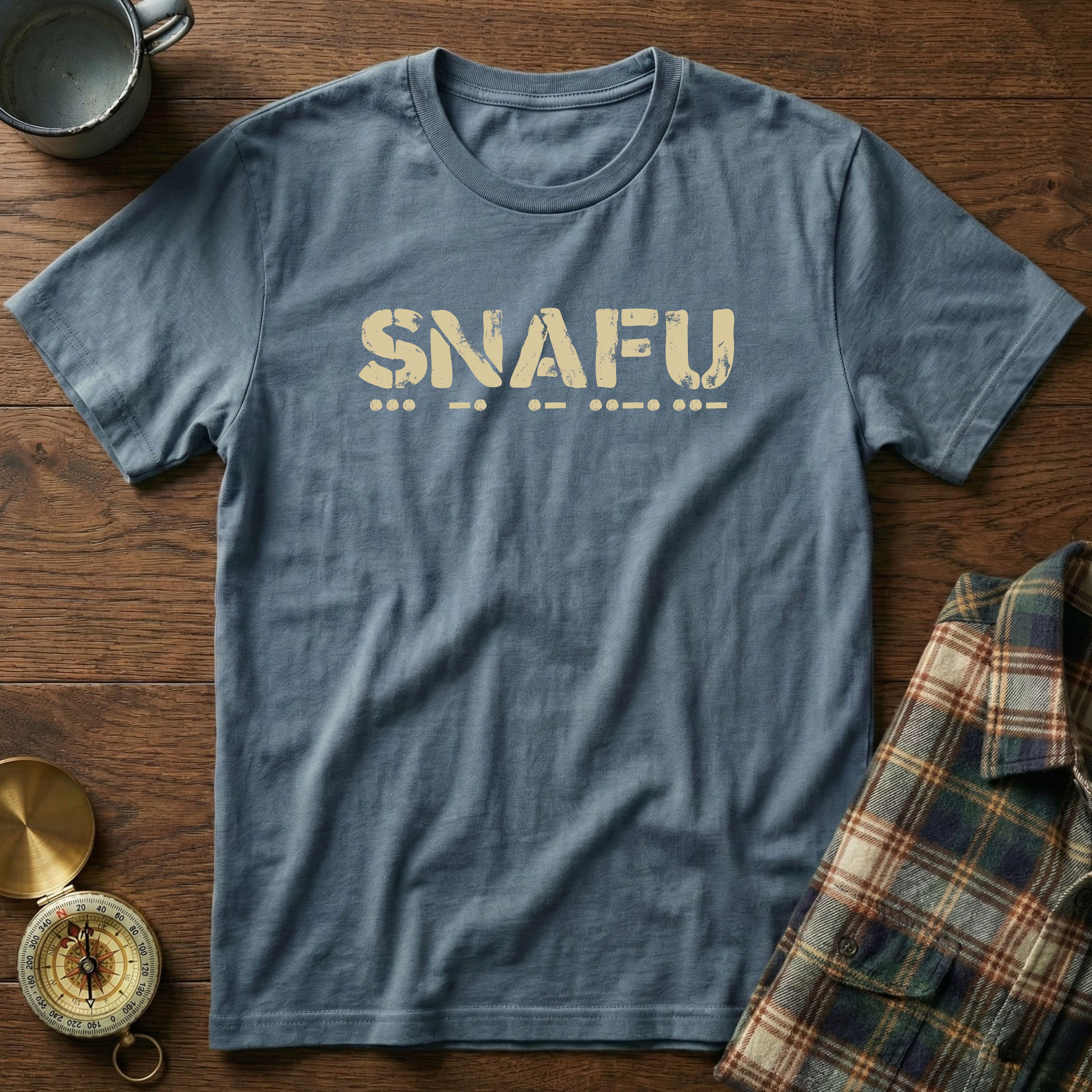 SNAFU Morse Code T-Shirt