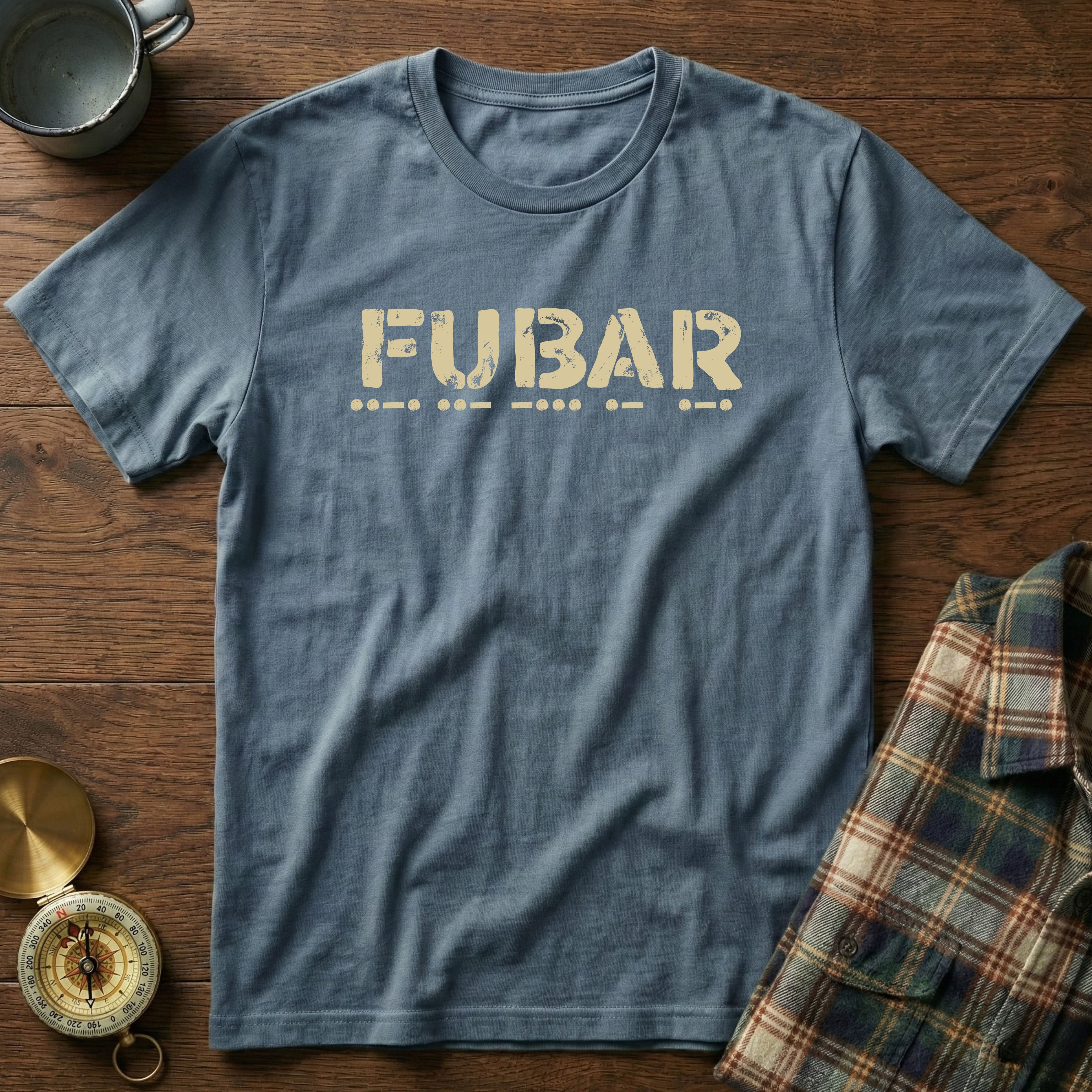 FUBAR Morse Code T-Shirt