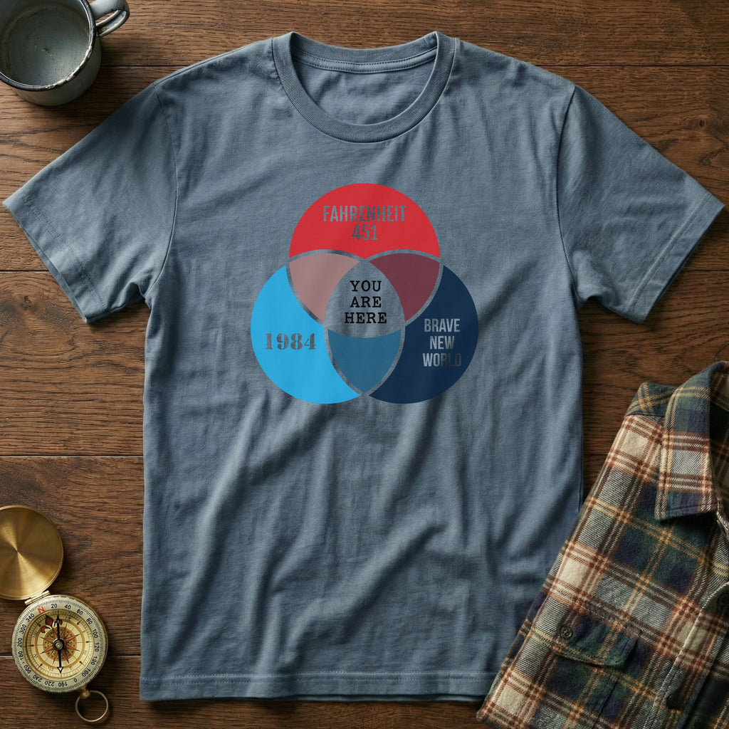 Dystopian Novels Venn Diagram T-Shirt