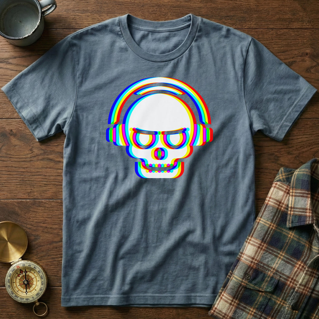 Rave DJ Skull T-Shirt