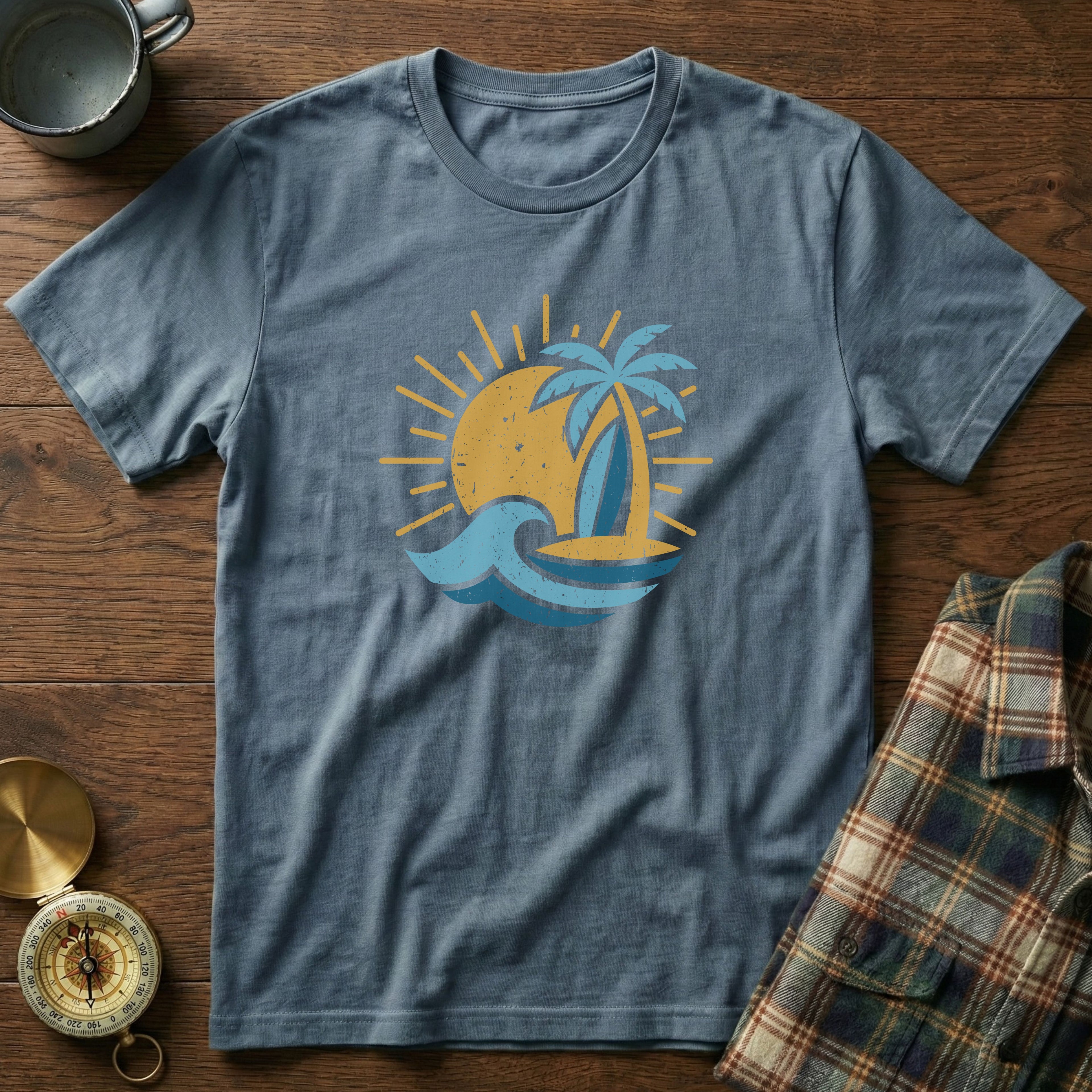Vintage Island Sun Surf T-Shirt
