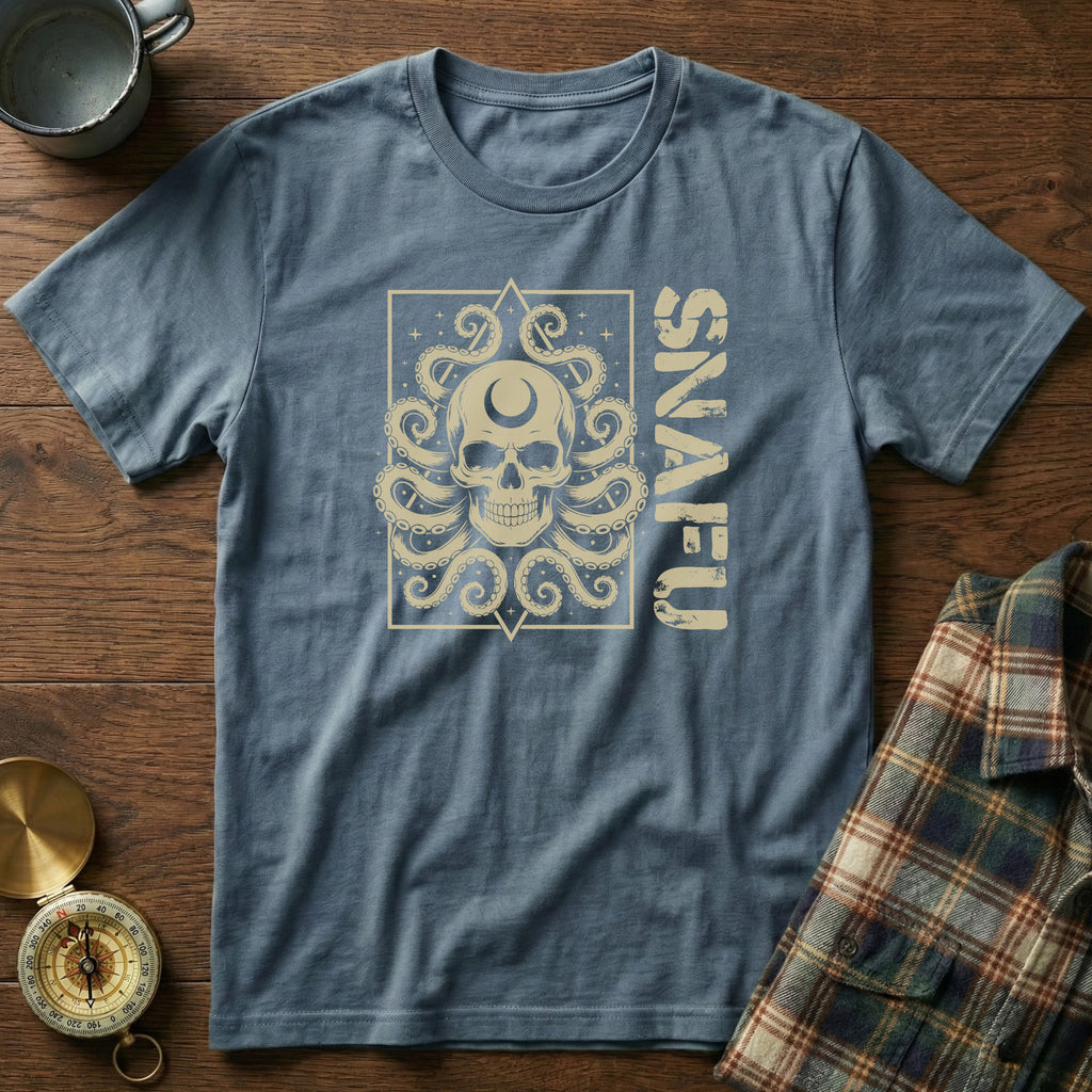 SNAFU Octopus Skull T-Shirt