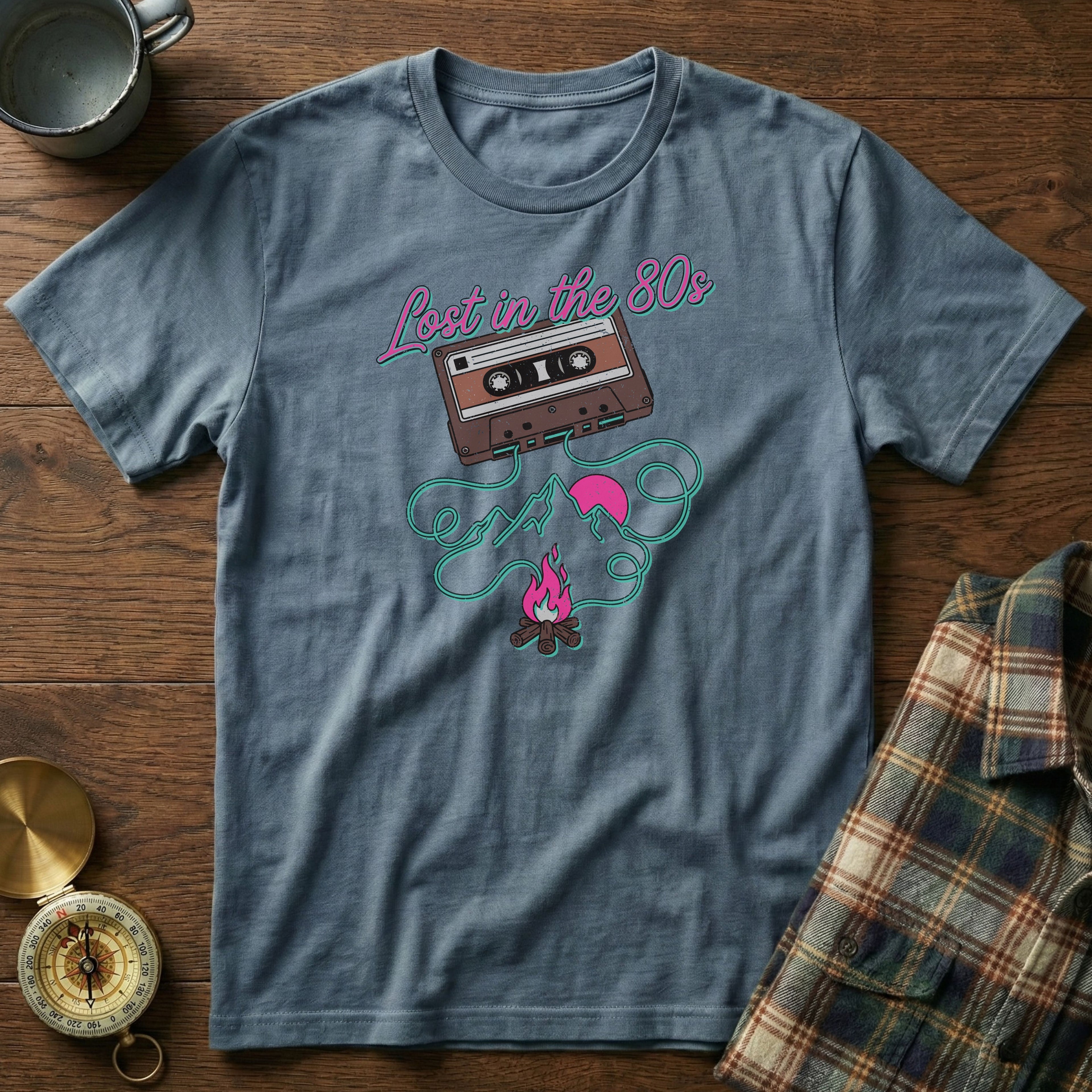 Lost in the 80s Retro Cassette T-Shirt