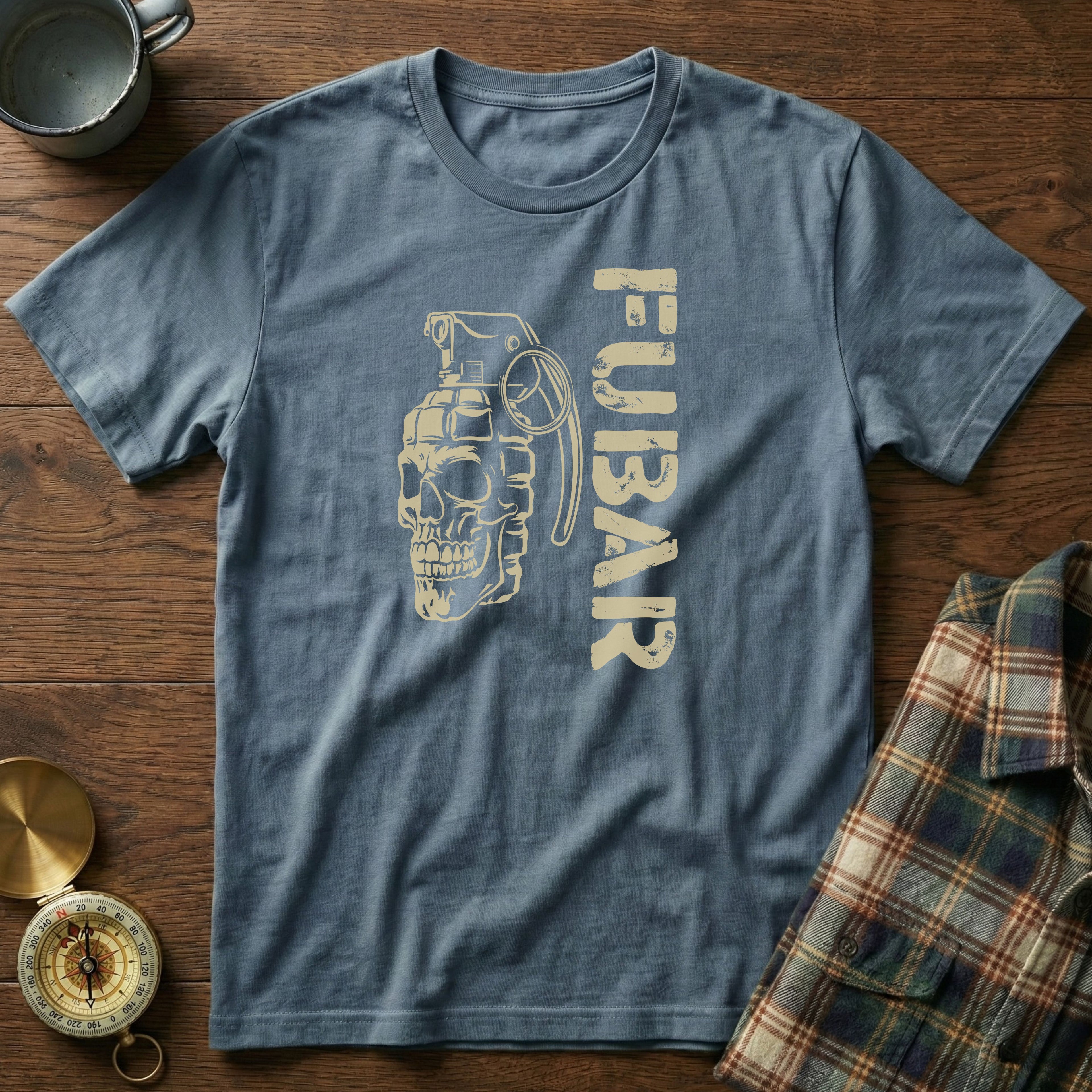 FUBAR Skull Grenade T-Shirt