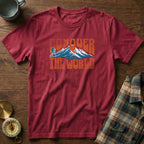 CONQUER THE WORLD T-Shirt in Crimson