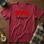 Smokin' Hot Retro Pop T-Shirt in Crimson
