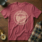 Tidal Influence Silent Resistance T-Shirt in Crimson