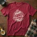 I Run A Tight SHIPwreck T-Shirt in Crimson