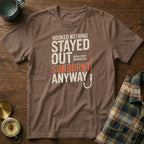 Coastal Fishing Snark Sunburnt Anyway T-shirt