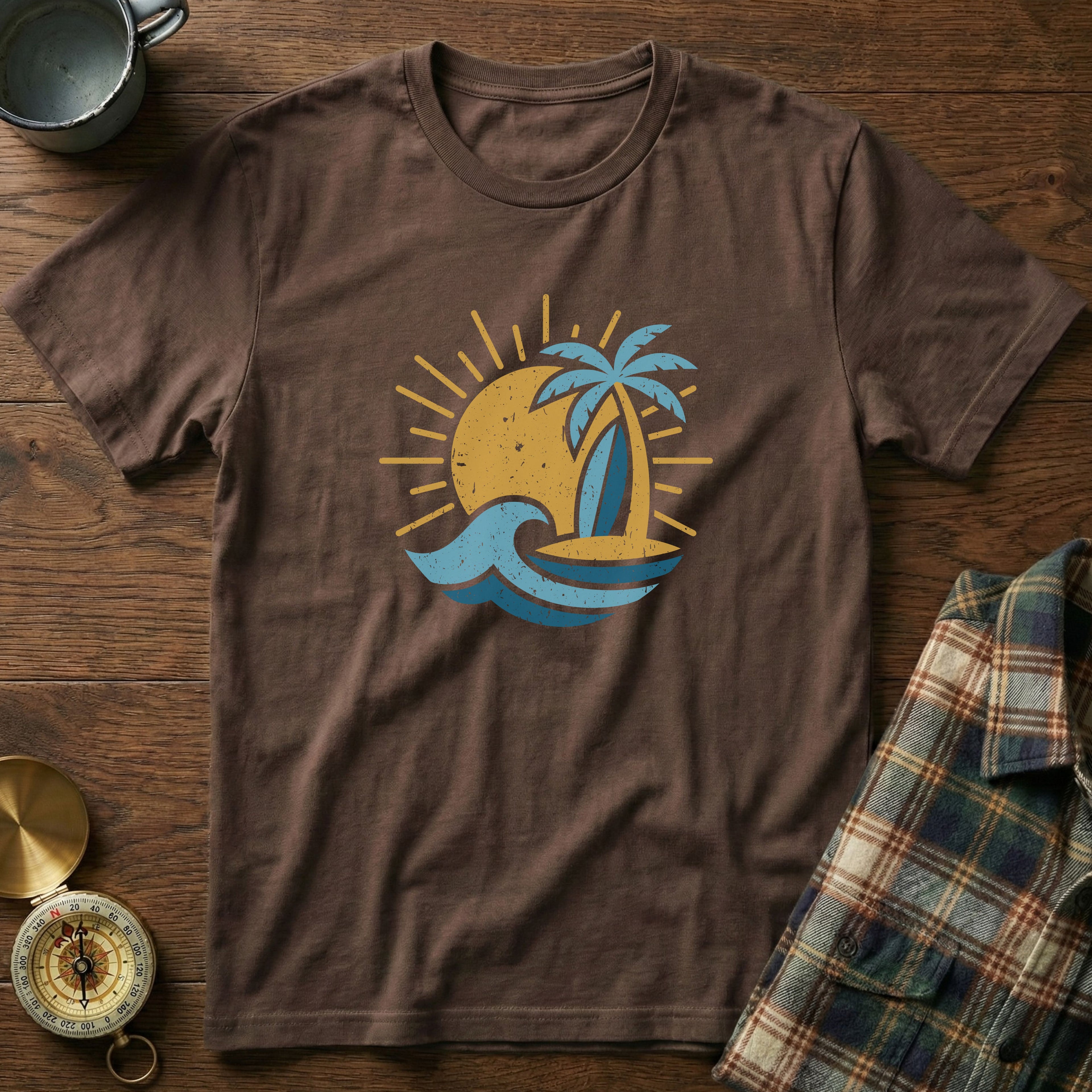 Vintage Island Sun Surf T-Shirt