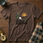 Mindful Cactus & Sun Scene T-Shirt