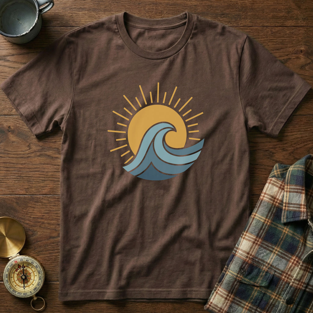 Sun Surf and Waves Graphic T-Shirt