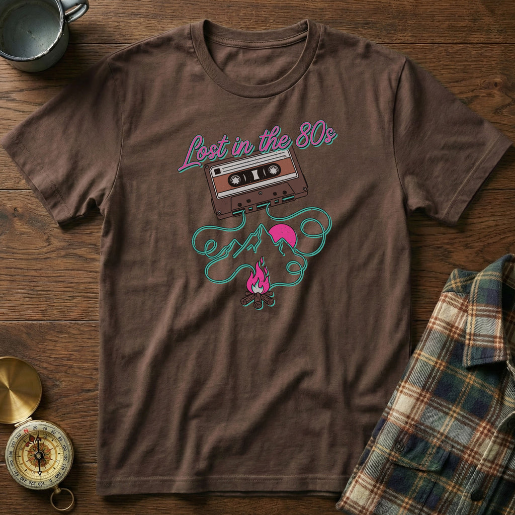 Lost in the 80s Retro Cassette T-Shirt