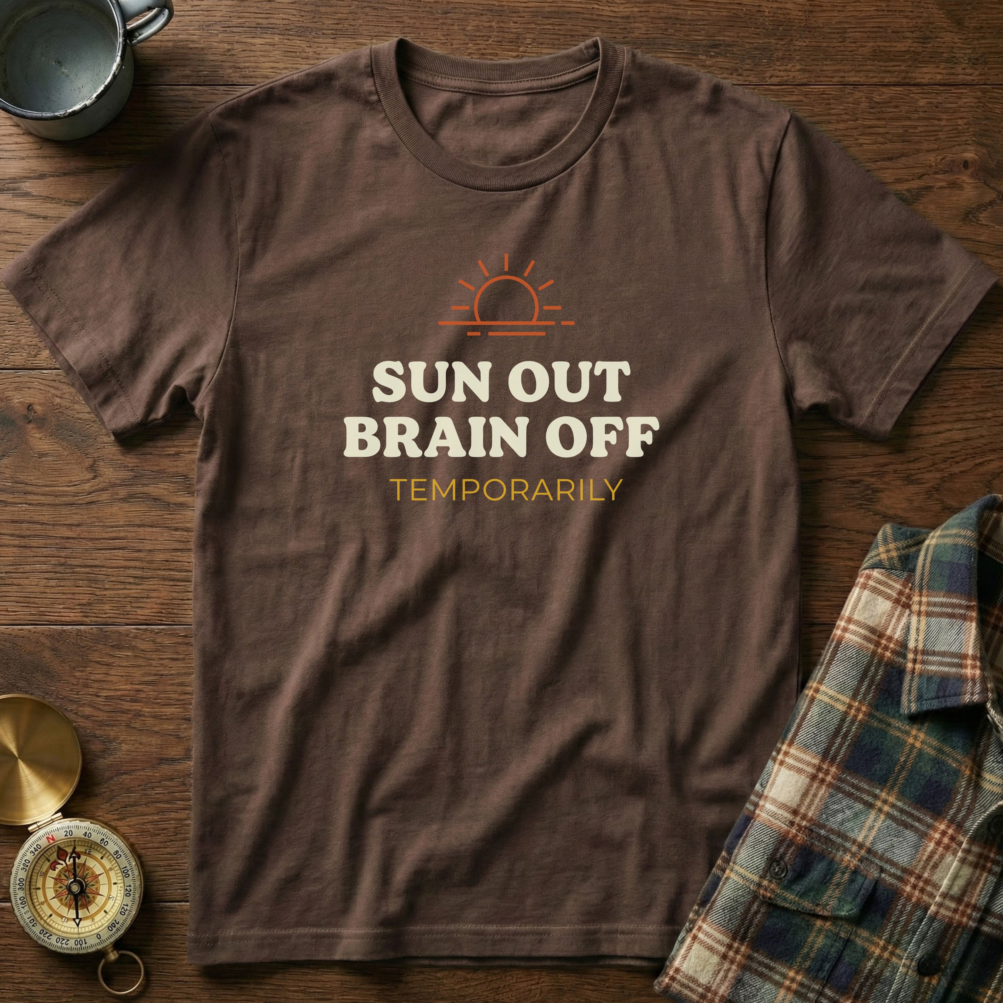 Coastal Escape Sun Out Brain Off T-Shirt