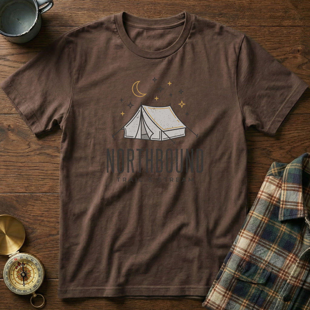 Trail and Stream Graphic Tent T-Shirt