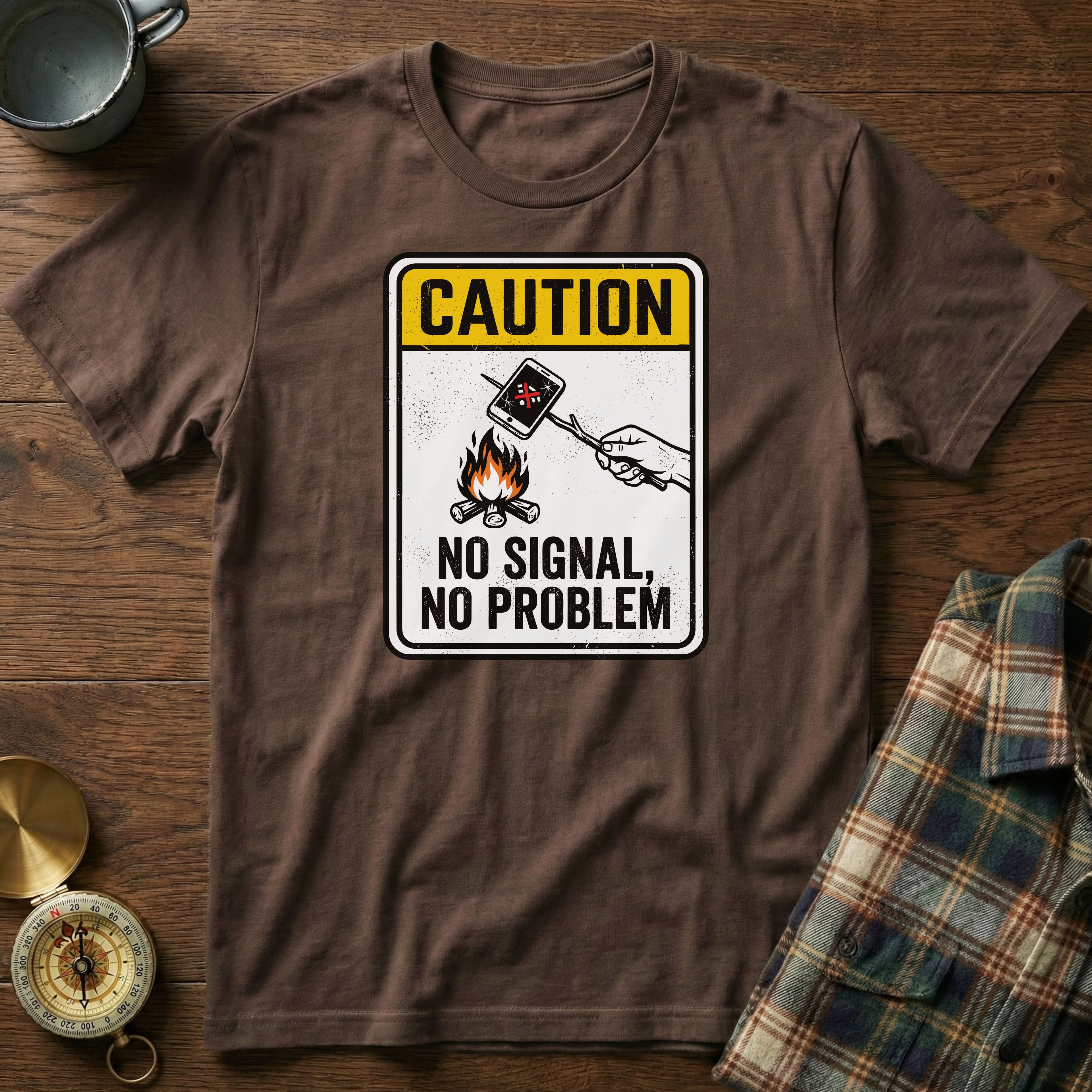 Caution: No Signal No Problem T-Shirt