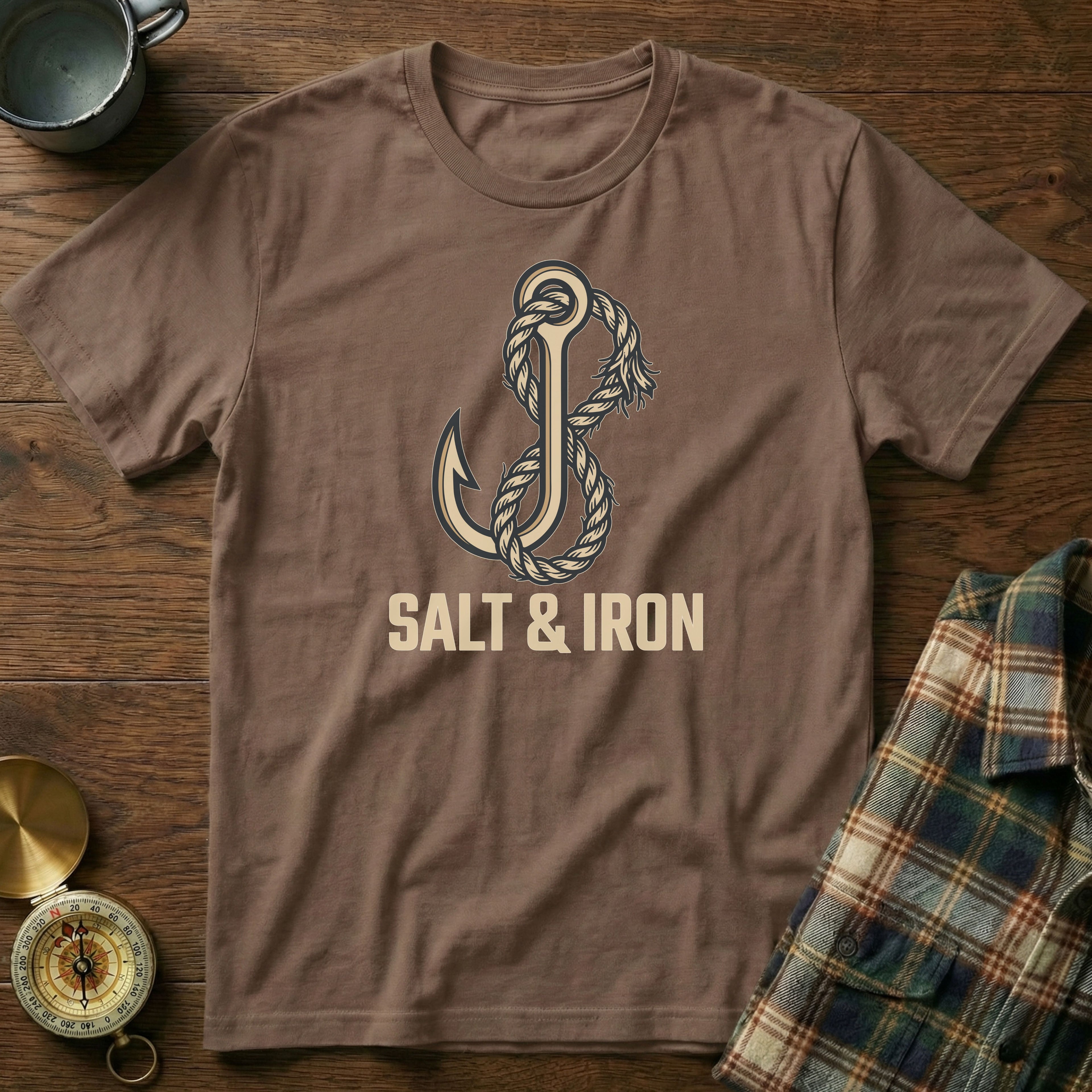 Salt and Iron Anchor Rope T-shirt