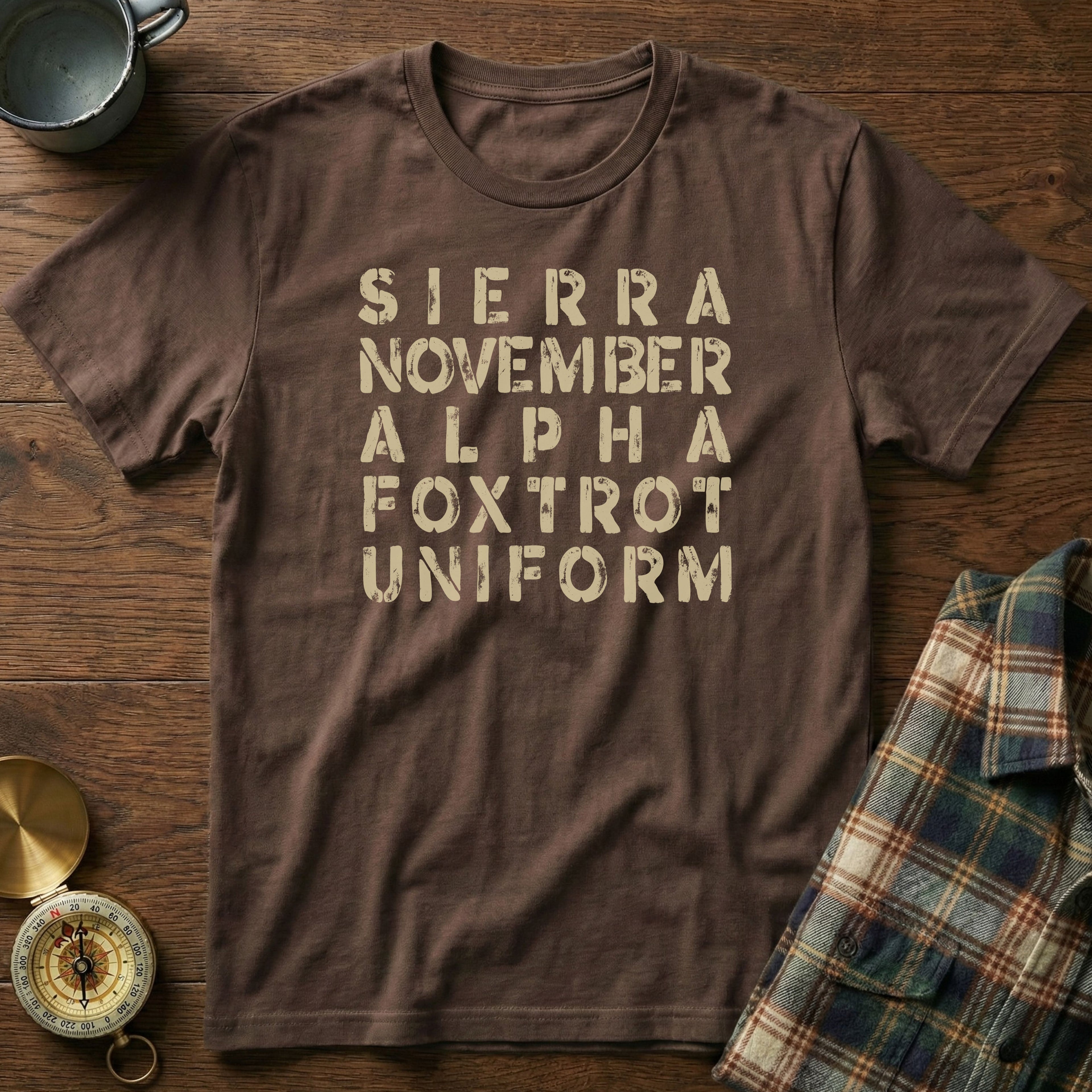 SNAFU Phonetic NATO Alphabet T-Shirt
