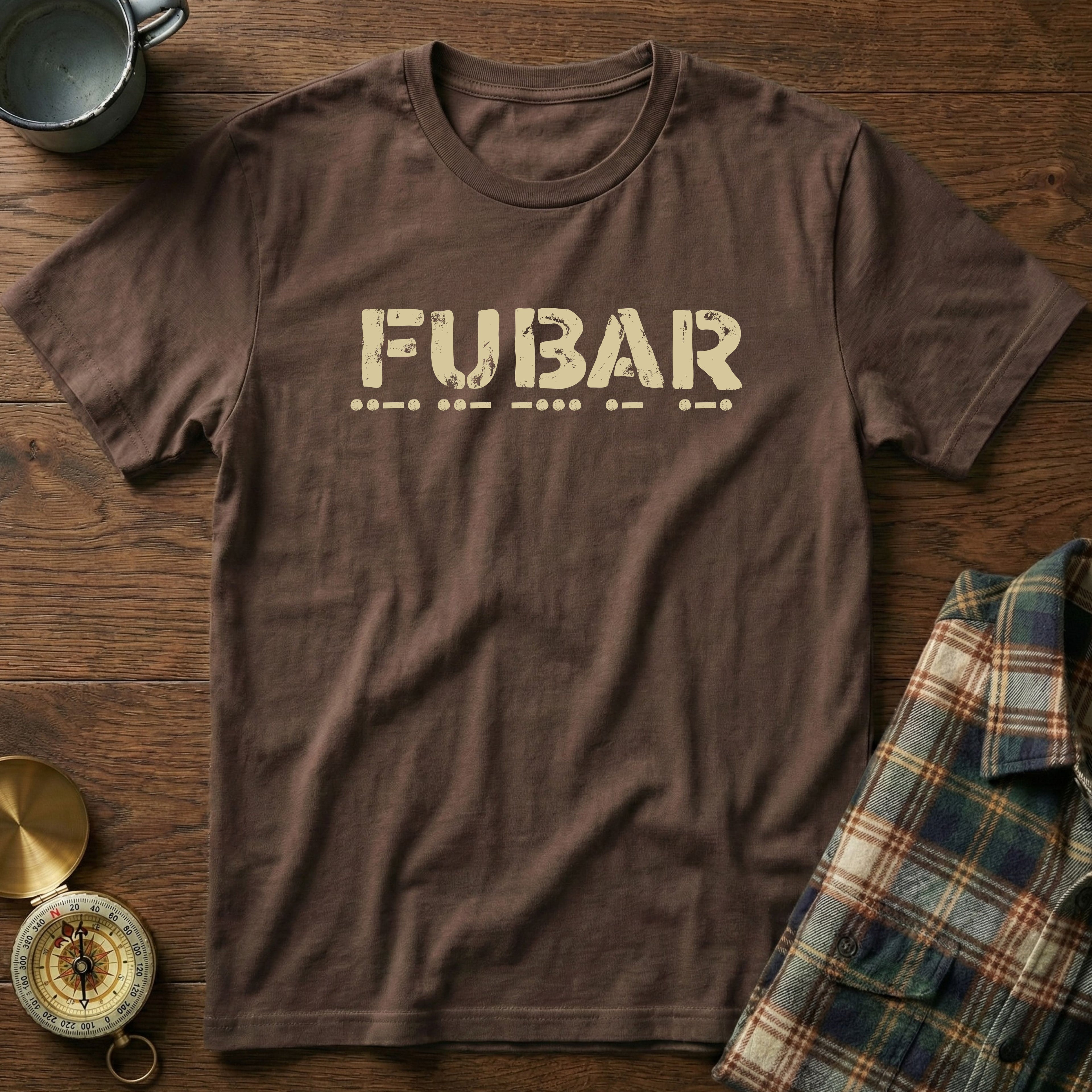 FUBAR Morse Code T-Shirt