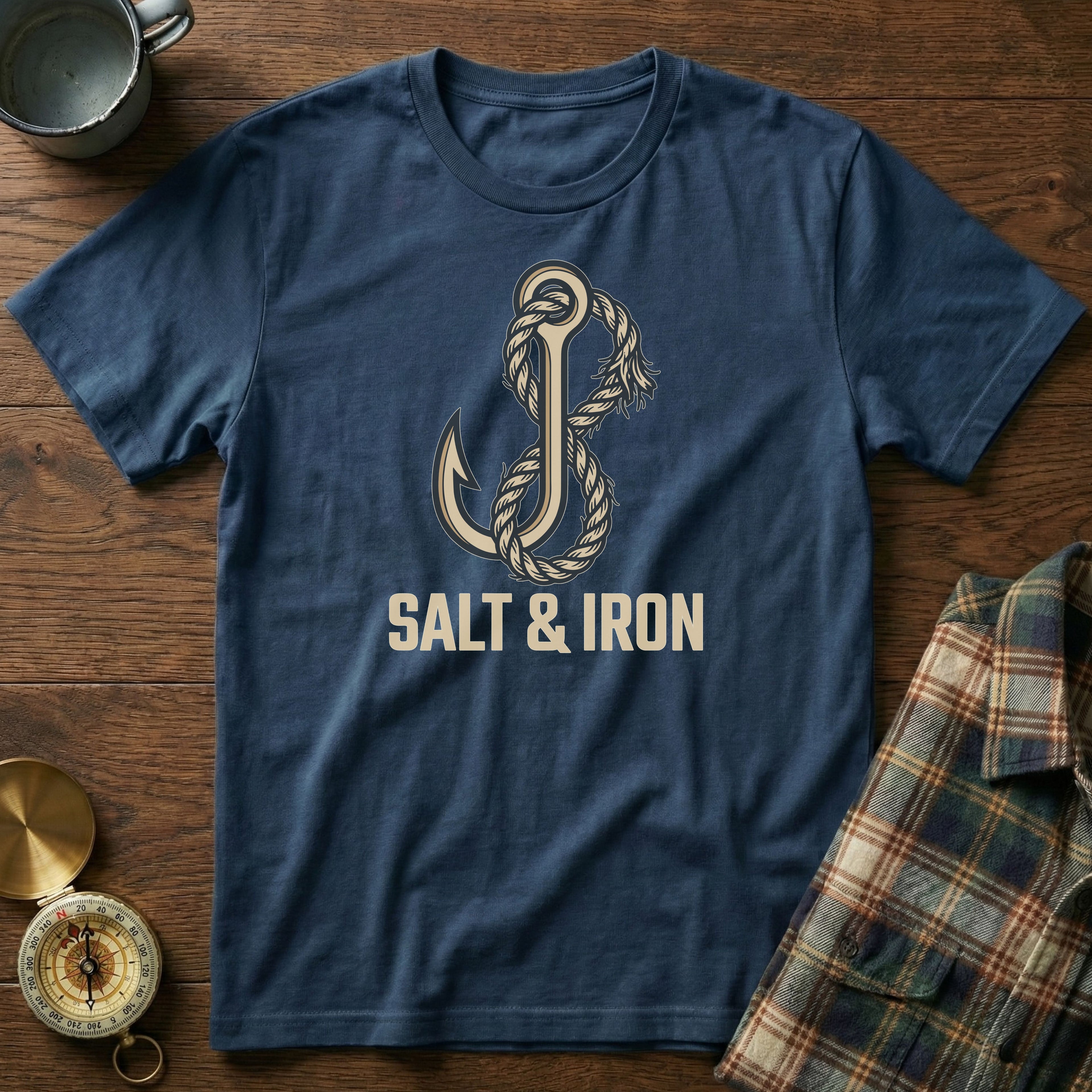 Salt and Iron Anchor Rope T-shirt