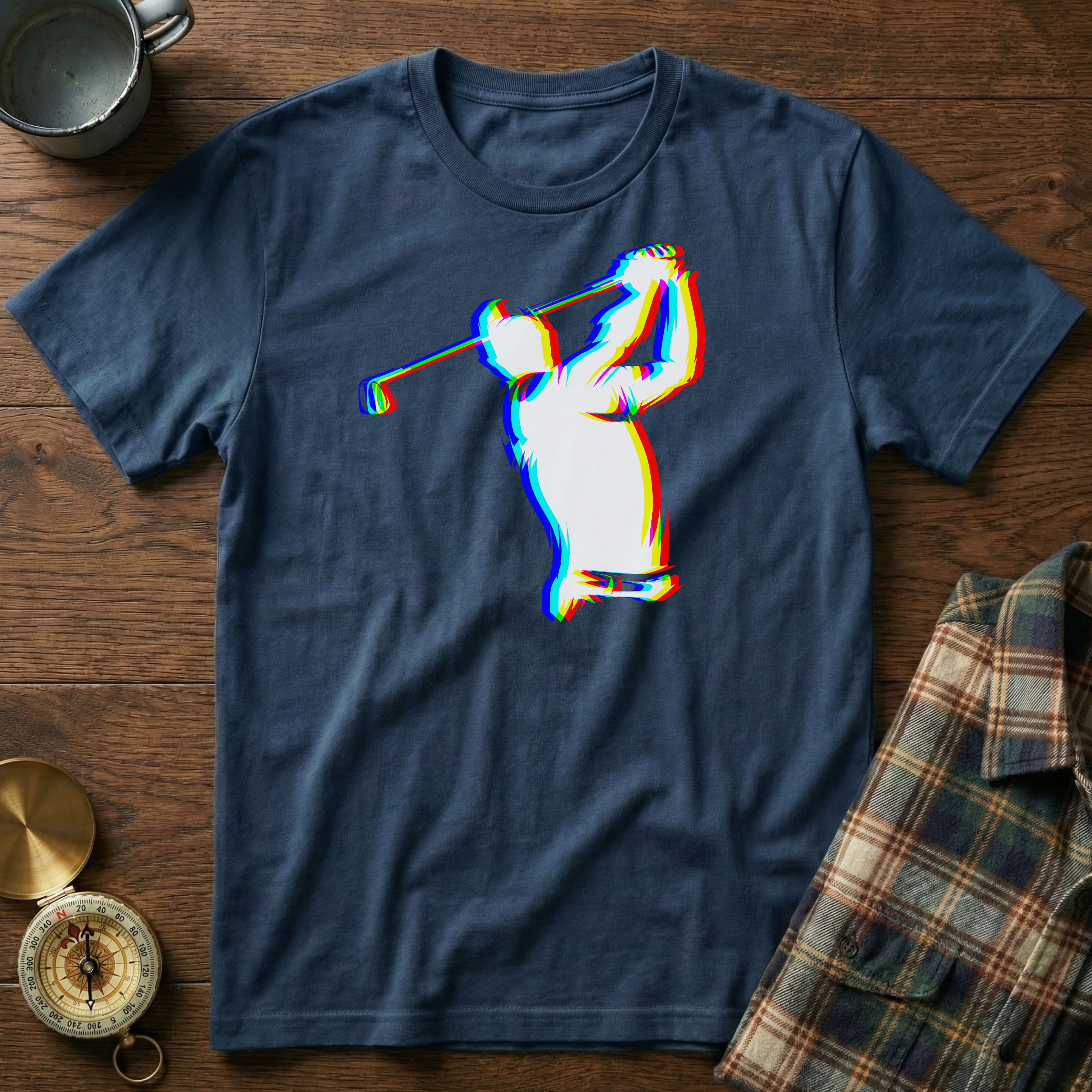 EDM Glitch Golf T-Shirt