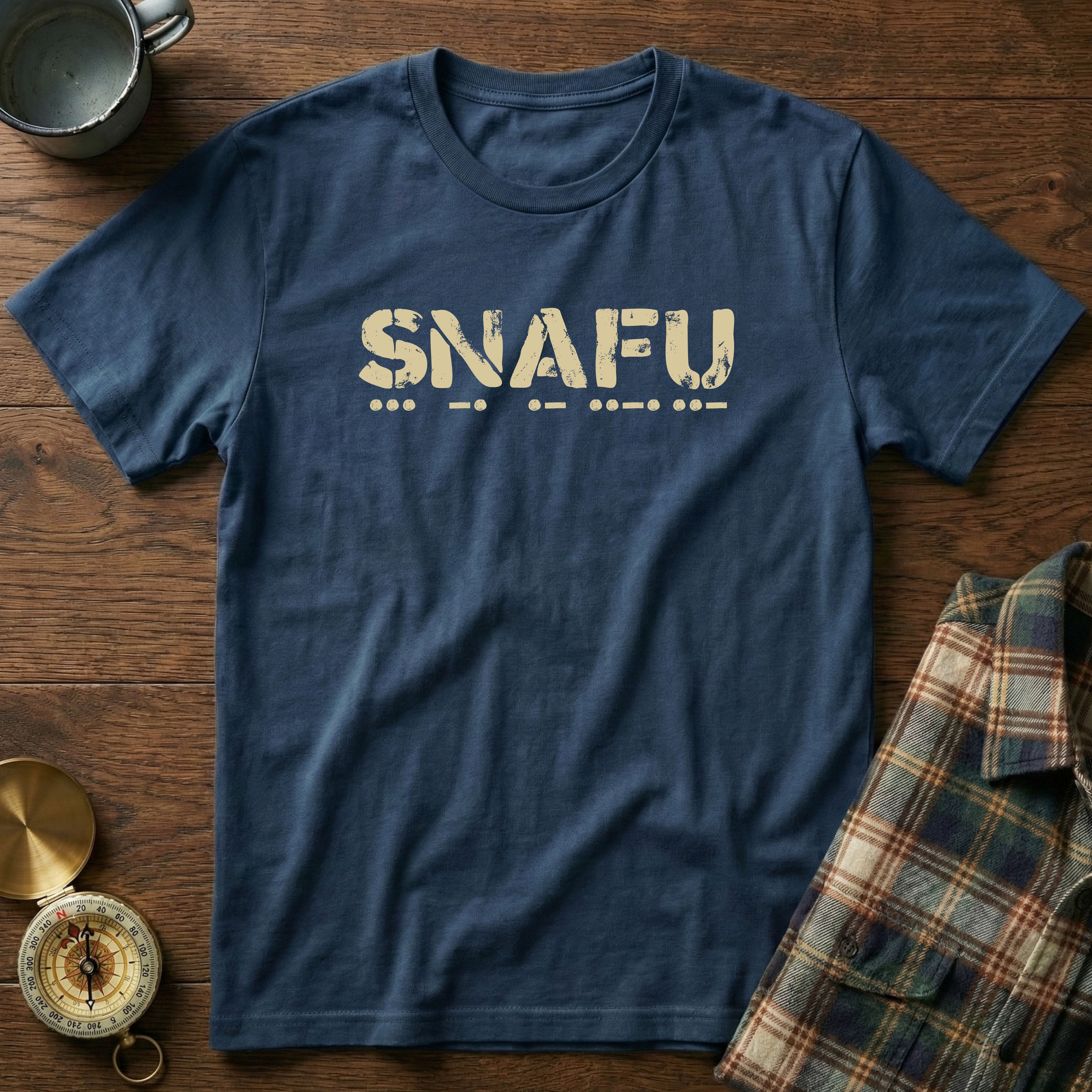 SNAFU Morse Code T-Shirt