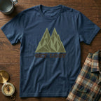 Get Lost Retro Geometric Mountain T-Shirt