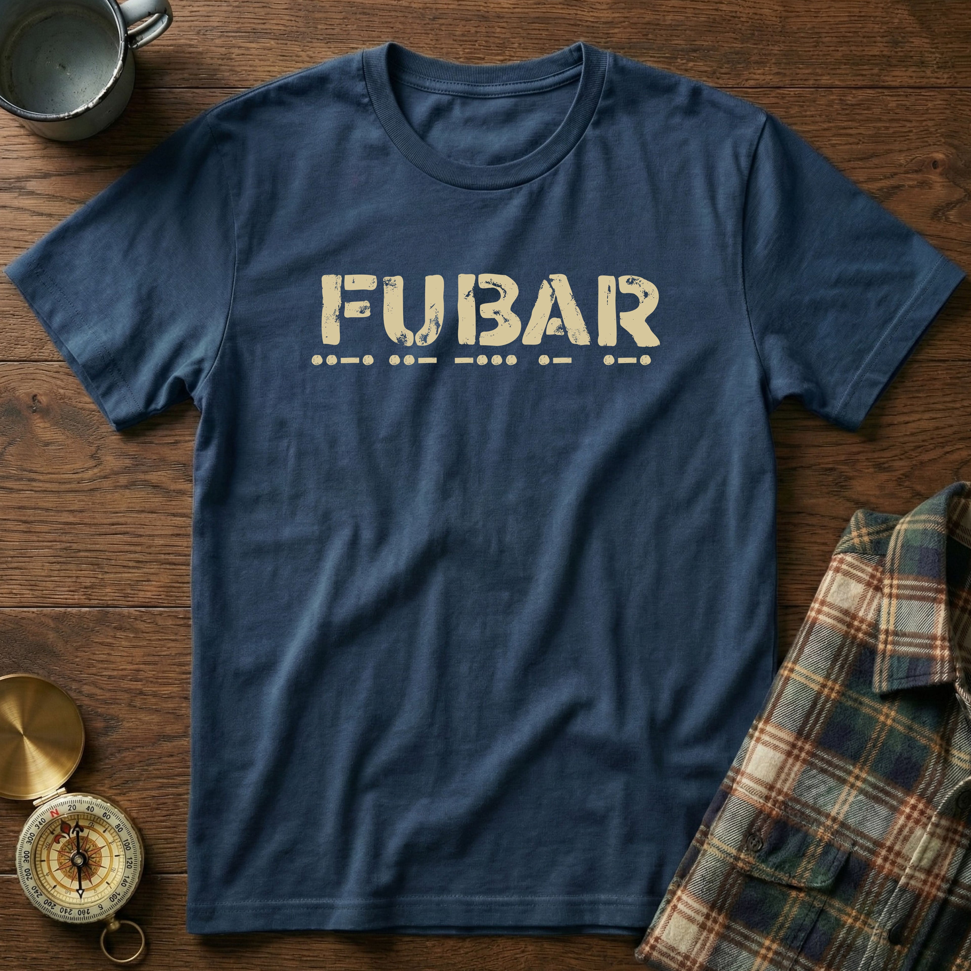 FUBAR Morse Code T-Shirt