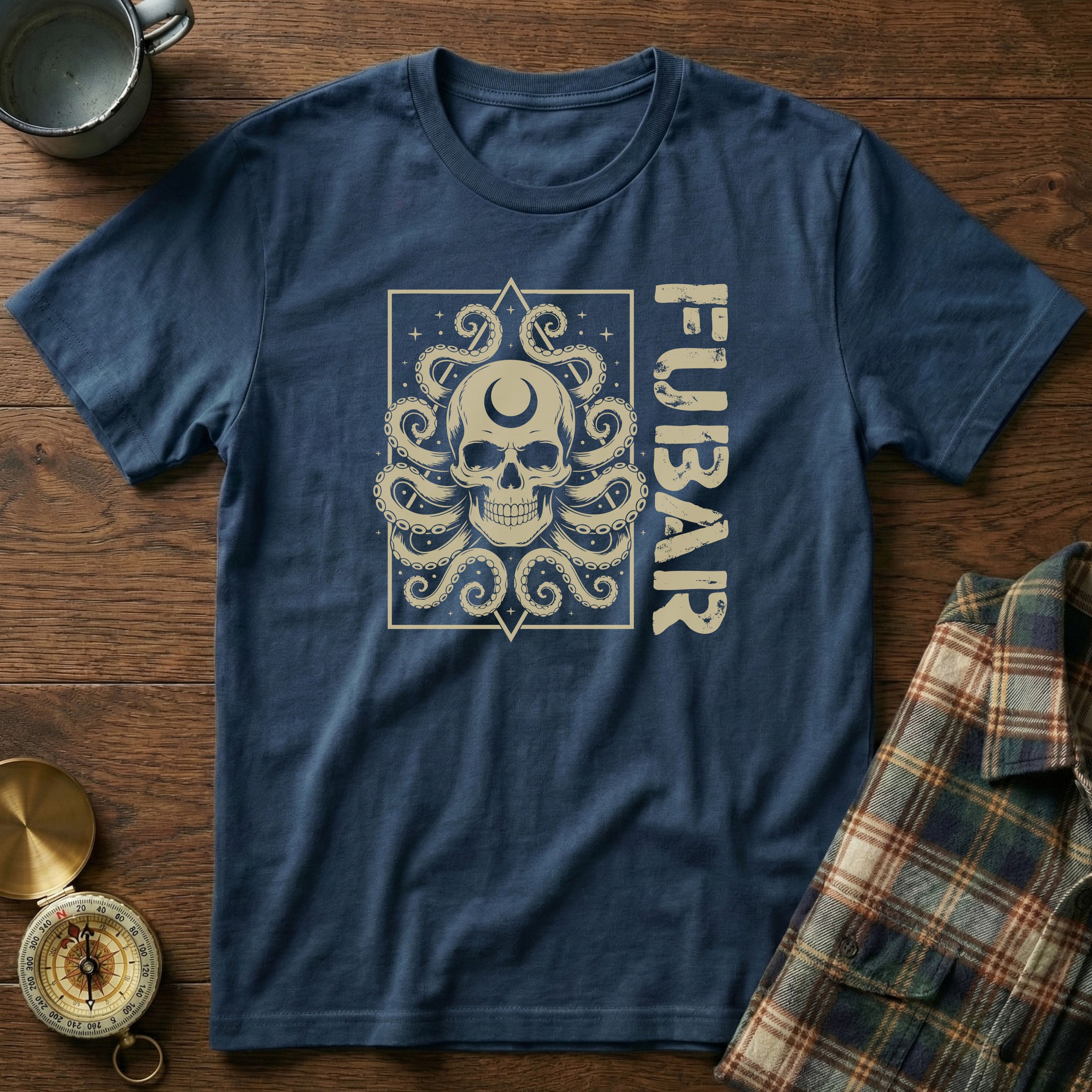 FUBAR Octopus Skull T-Shirt