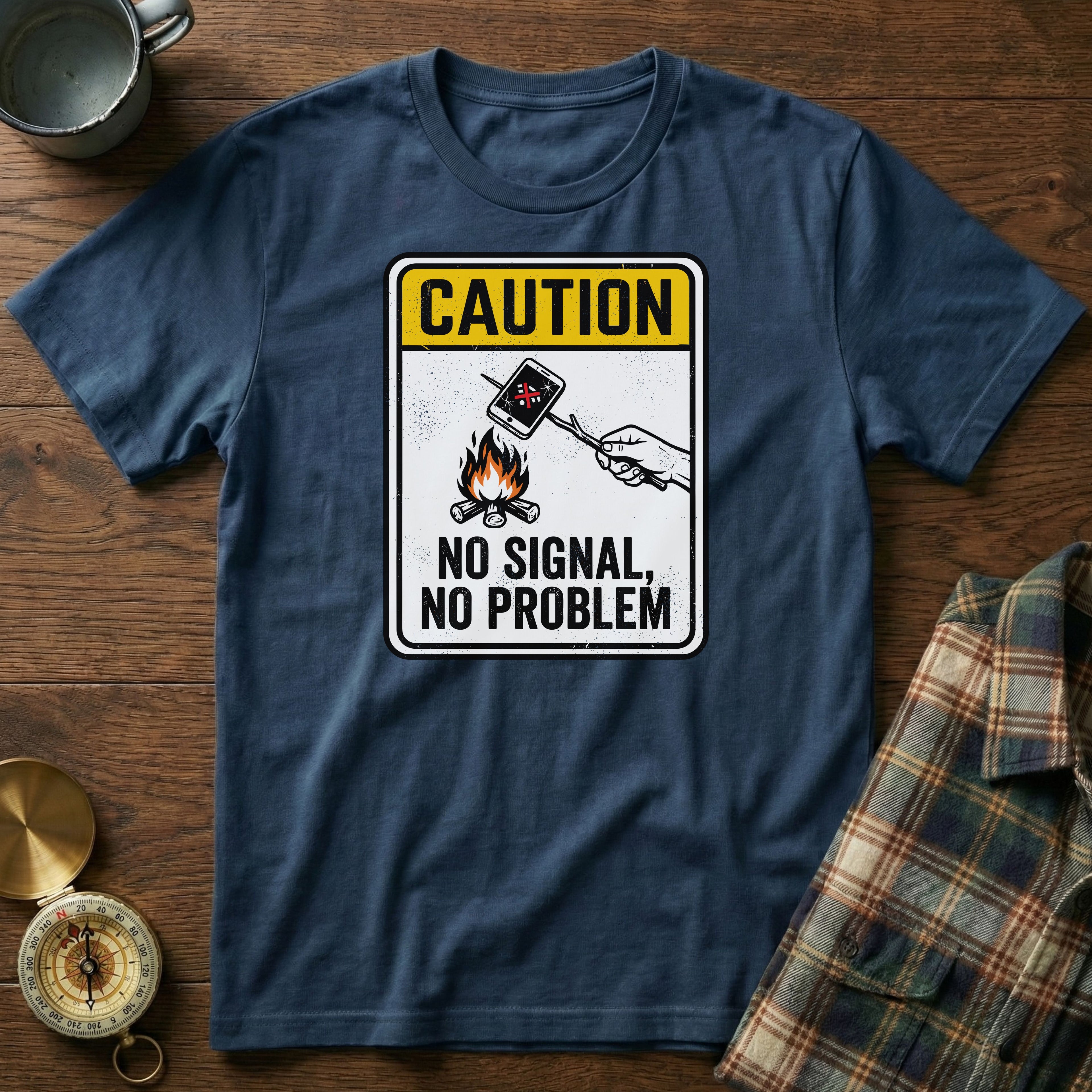 Caution: No Signal No Problem T-Shirt