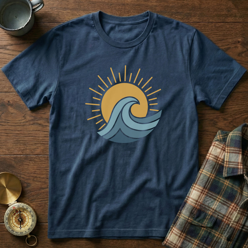 Sun Surf and Waves Graphic T-Shirt