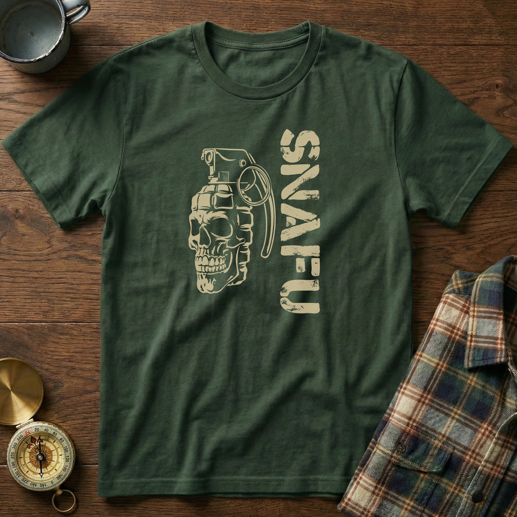 SNAFU Skull Grenade T-Shirt