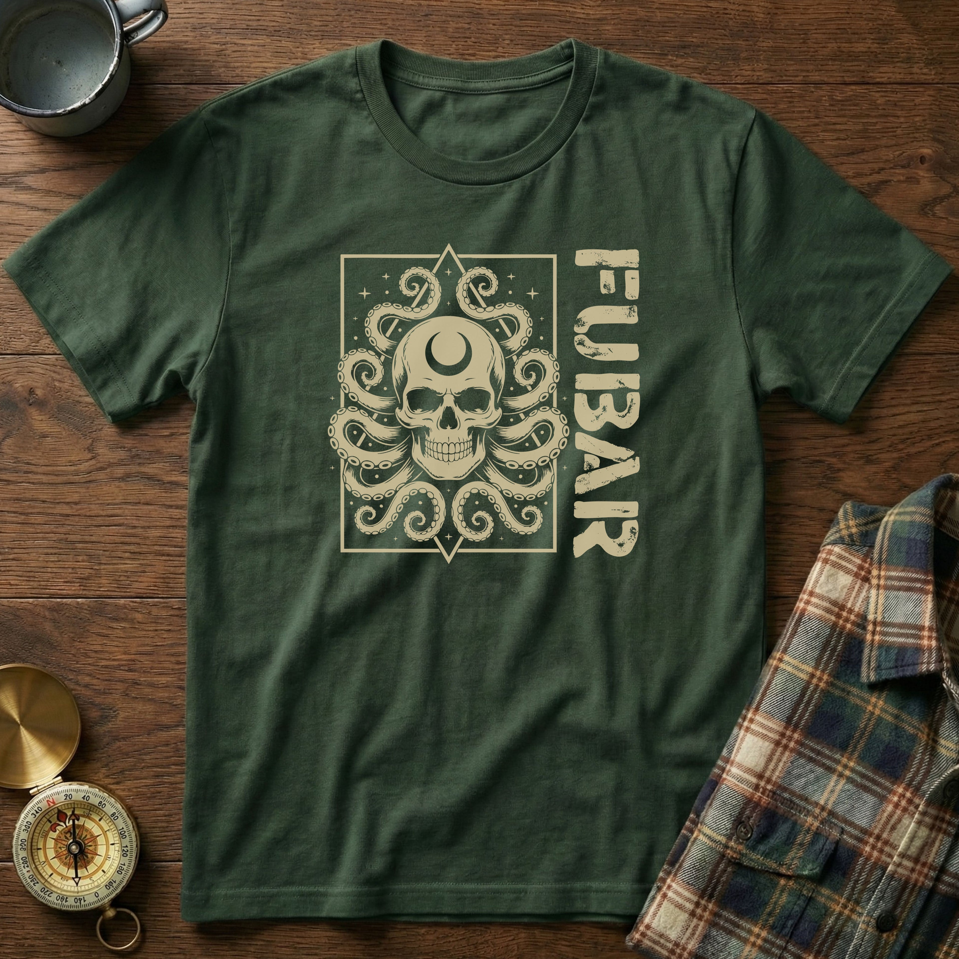 FUBAR Octopus Skull T-Shirt
