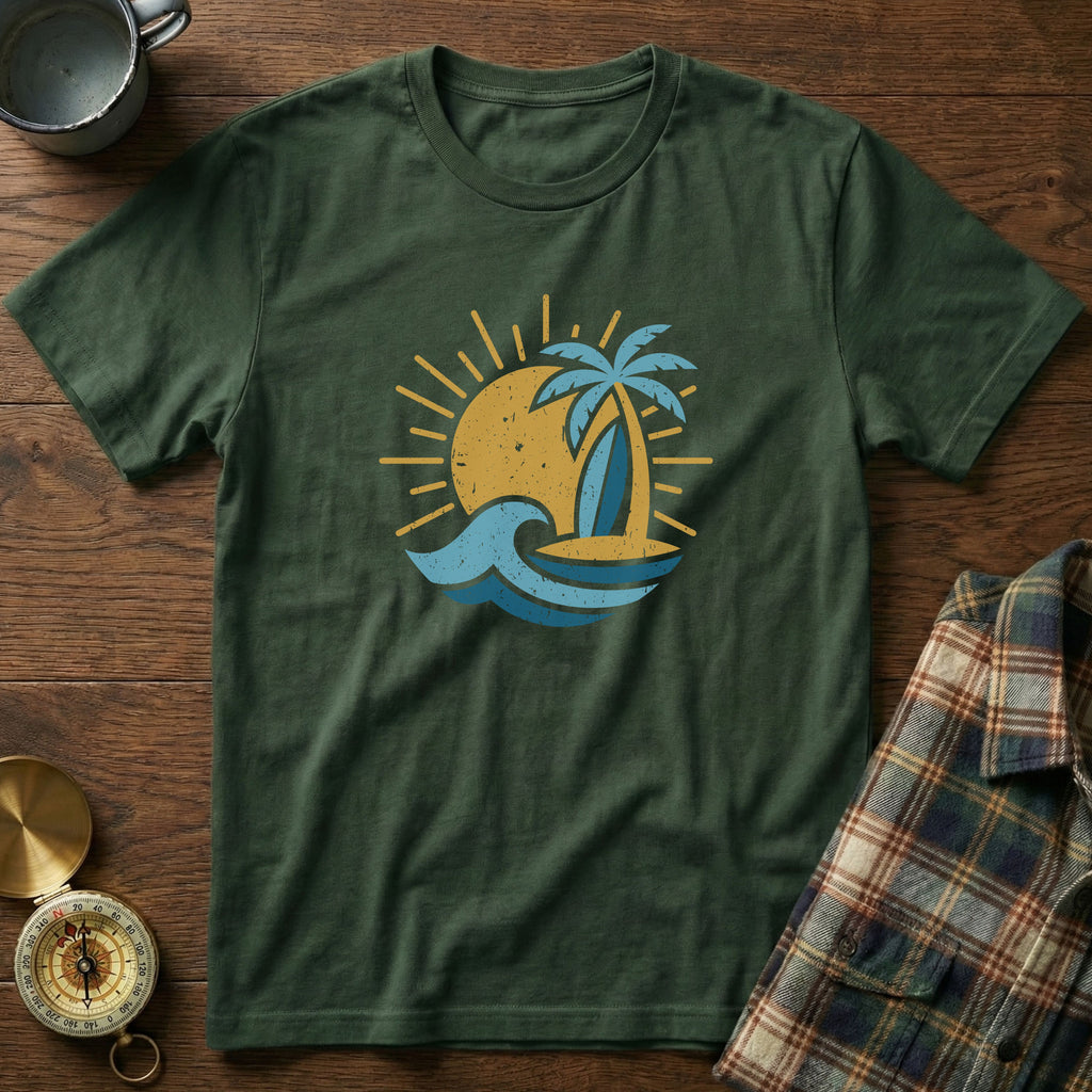 Vintage Island Sun Surf T-Shirt